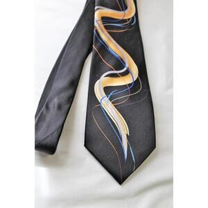 Vintage DON LOPER Extra Long Silk Necktie, 3.5 X 59 Inches